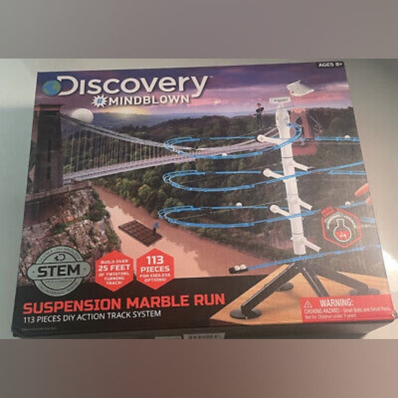 Discovery Toys Discovery Mindblown Suspension Marble Run 13 Piece